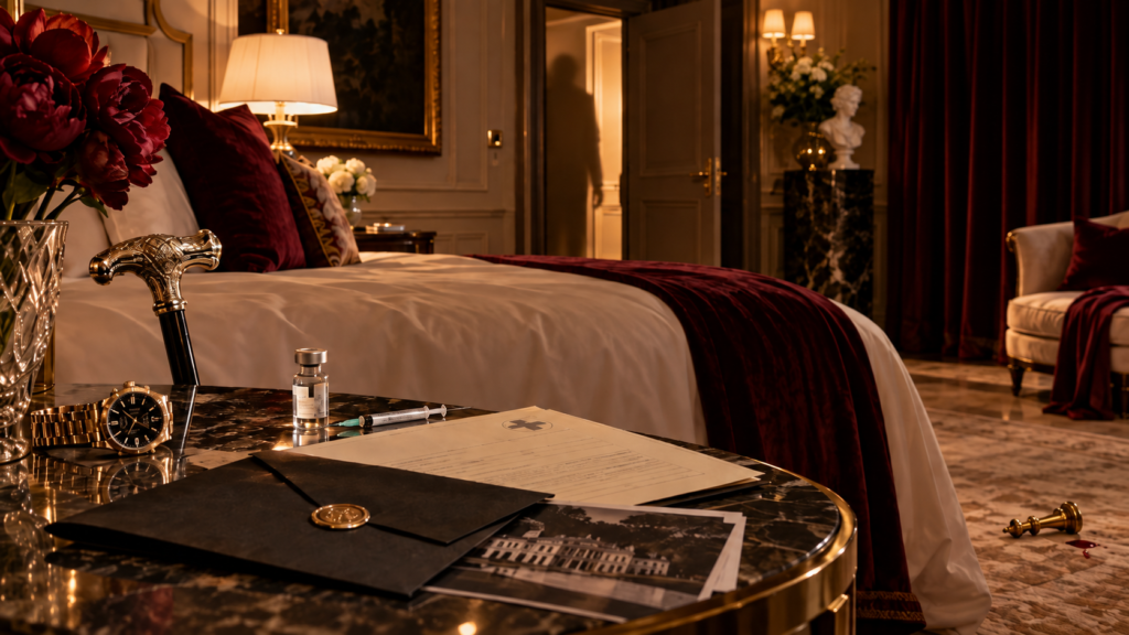 a fancy bedroom